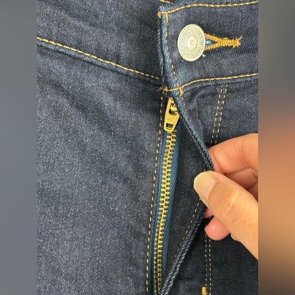 Levis 311 Shaping Skinny Jeans Womens 32x28 (33X28) Dark Wash Mid Rise Stretch - Picture 8 of 15